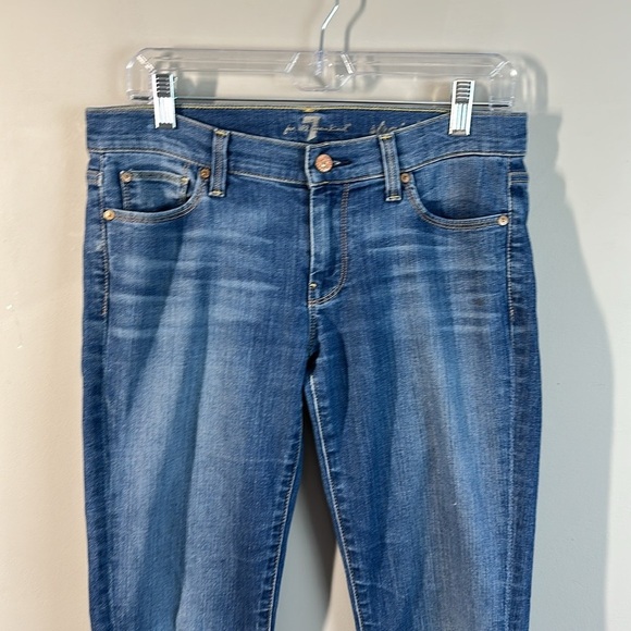 7 For All Mankind Straight Leg Jeans Size 28 - Picture 2 of 15